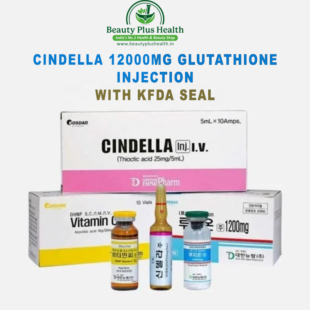 Cindella 1200mg Glutathione Injections with KFDA Seal