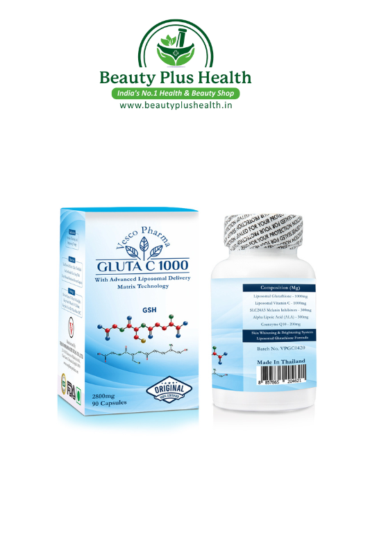 Vesco Pharma Gluta C 1000 Glutathione Capsules