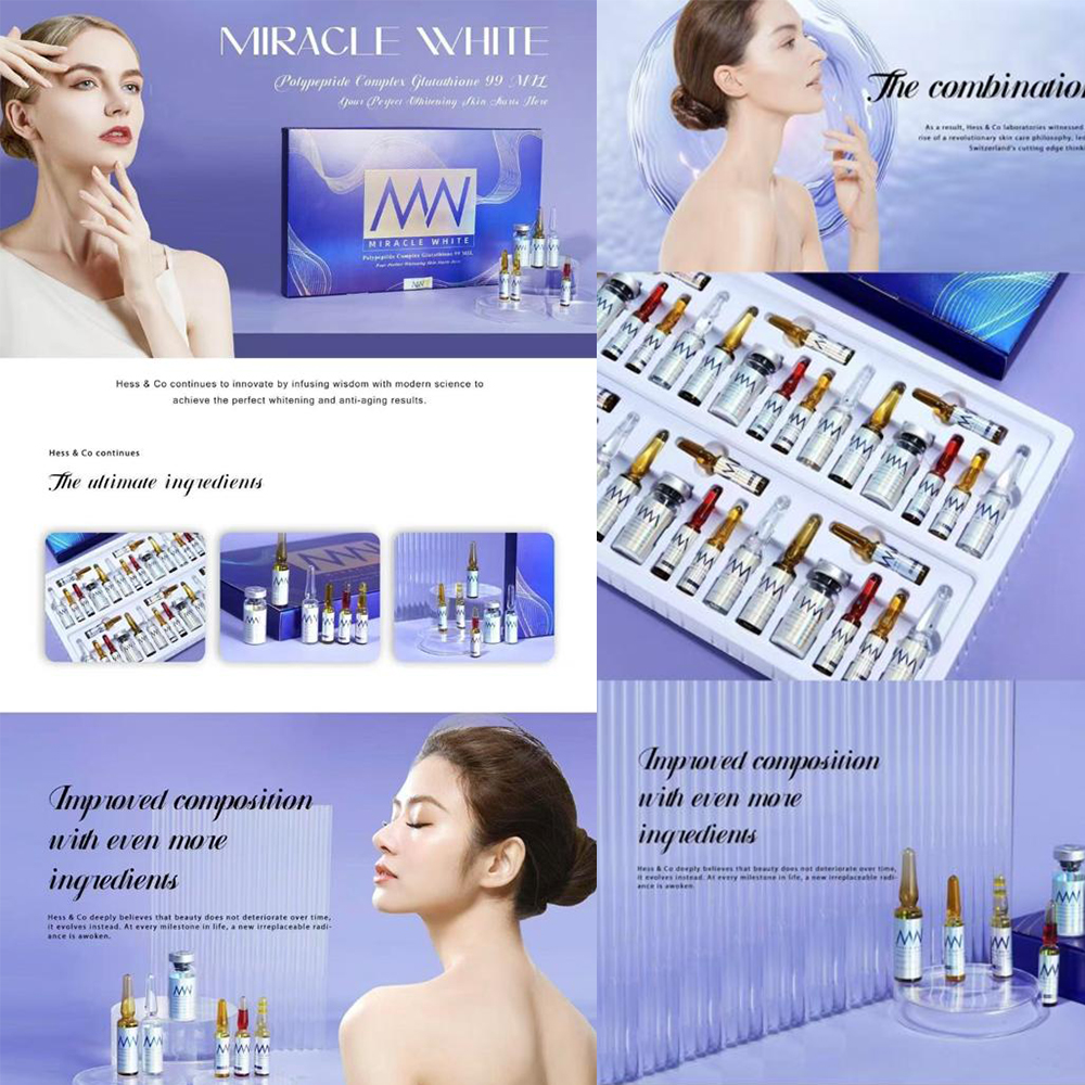 Miracle White Polypeptide Complex Glutathione Injection 99000000mg