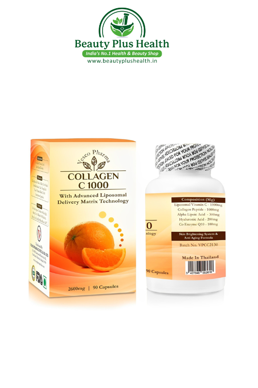 Vesco Pharma Collagen C 1000 Collagen & Vitamin C Capsules