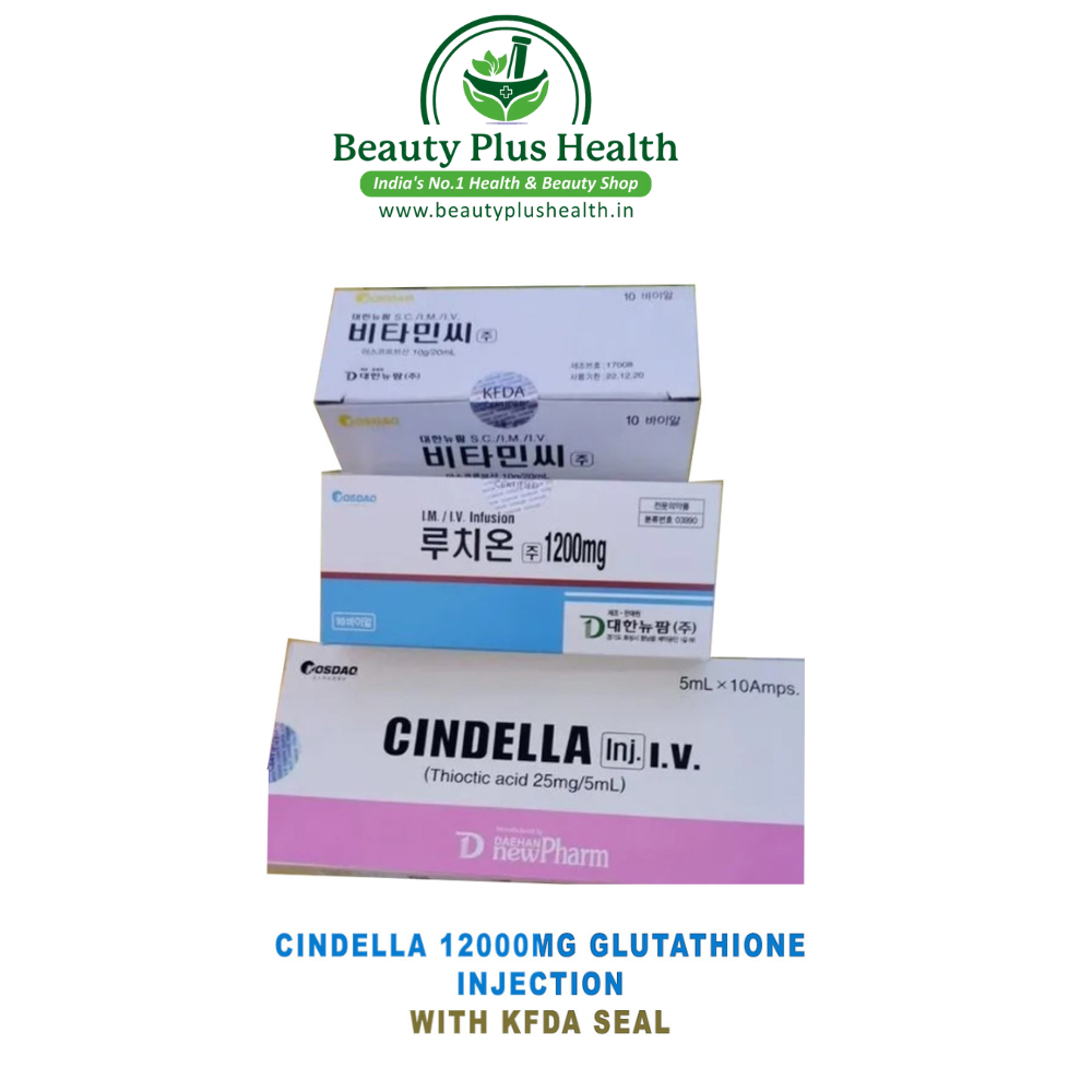 Cindella 1200mg Glutathione Injections with KFDA Seal