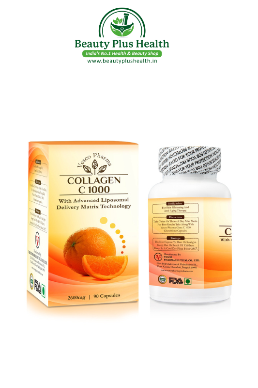 Vesco Pharma Collagen C 1000 Collagen & Vitamin C Capsules